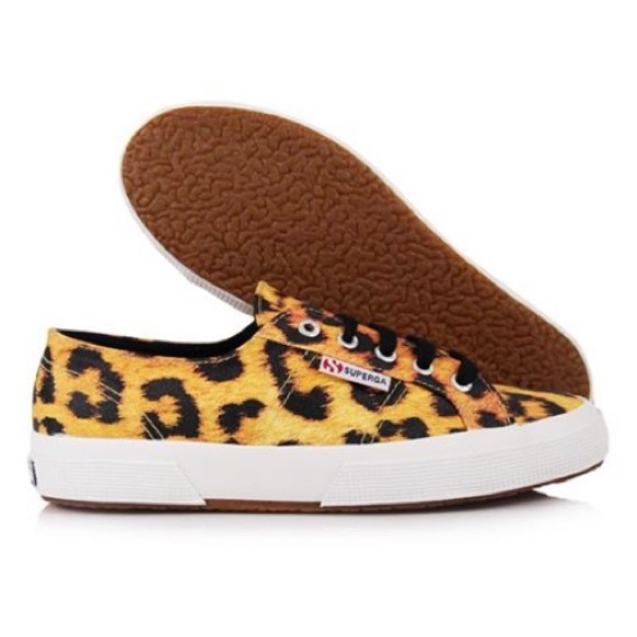 SUPERGA LEOPARD SNEAKERS - Picture 1 of 8